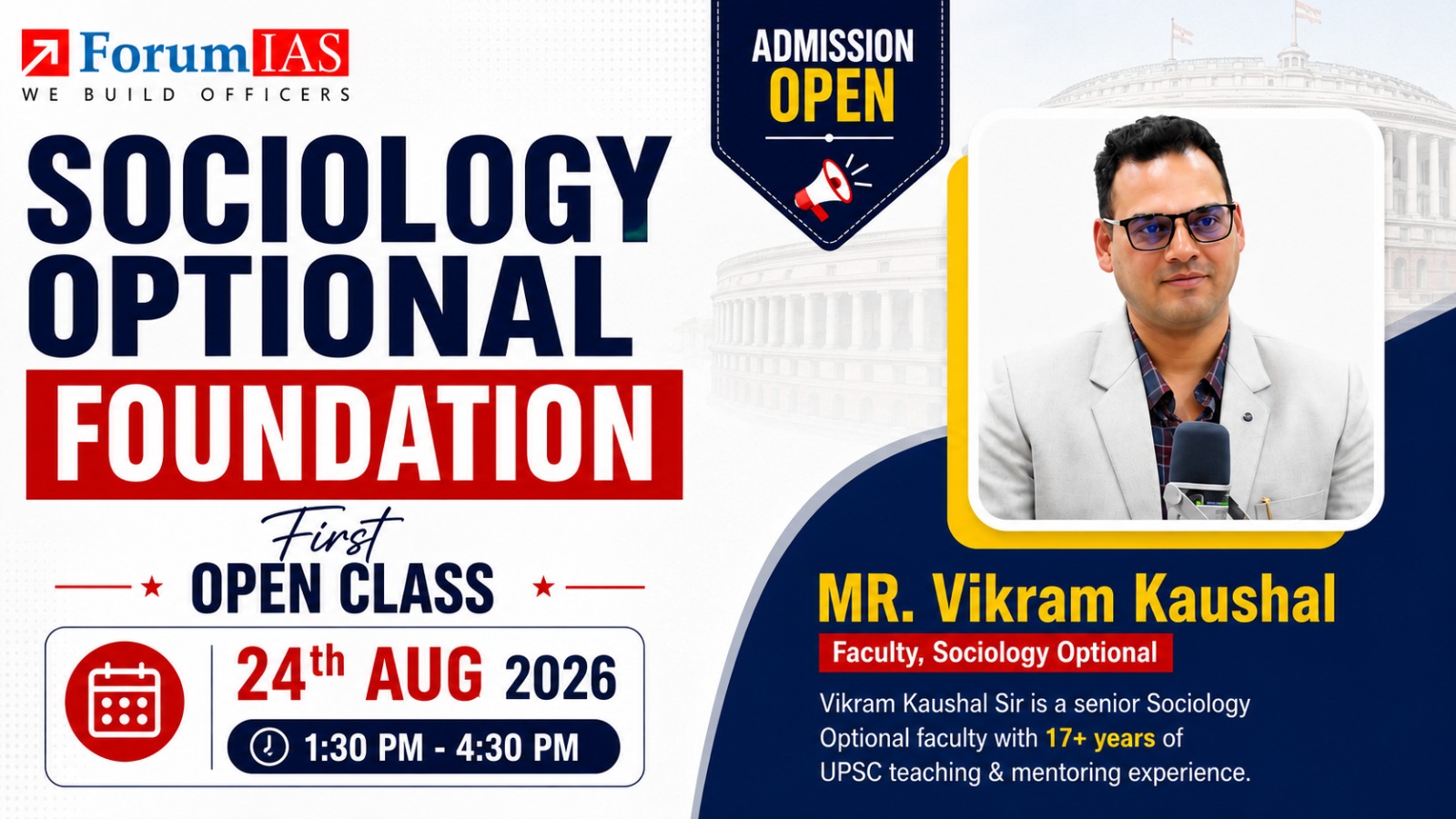 Sociology Foundation 2027 | Batch 1 | Admissions Open